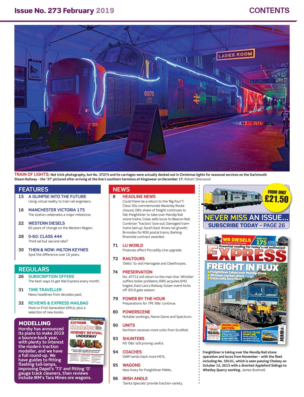 Rail Express Preview Pages