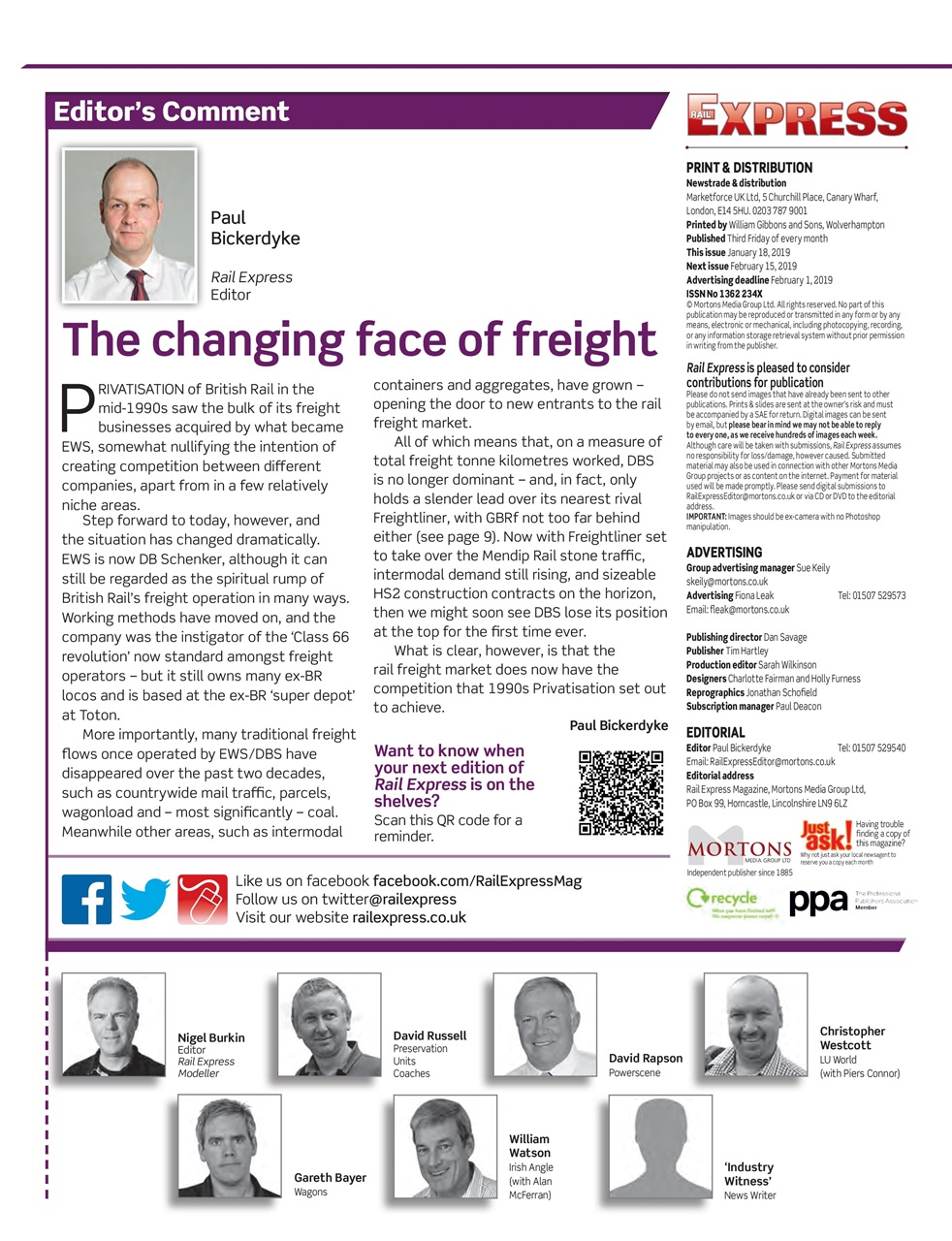 Rail Express Preview Pages