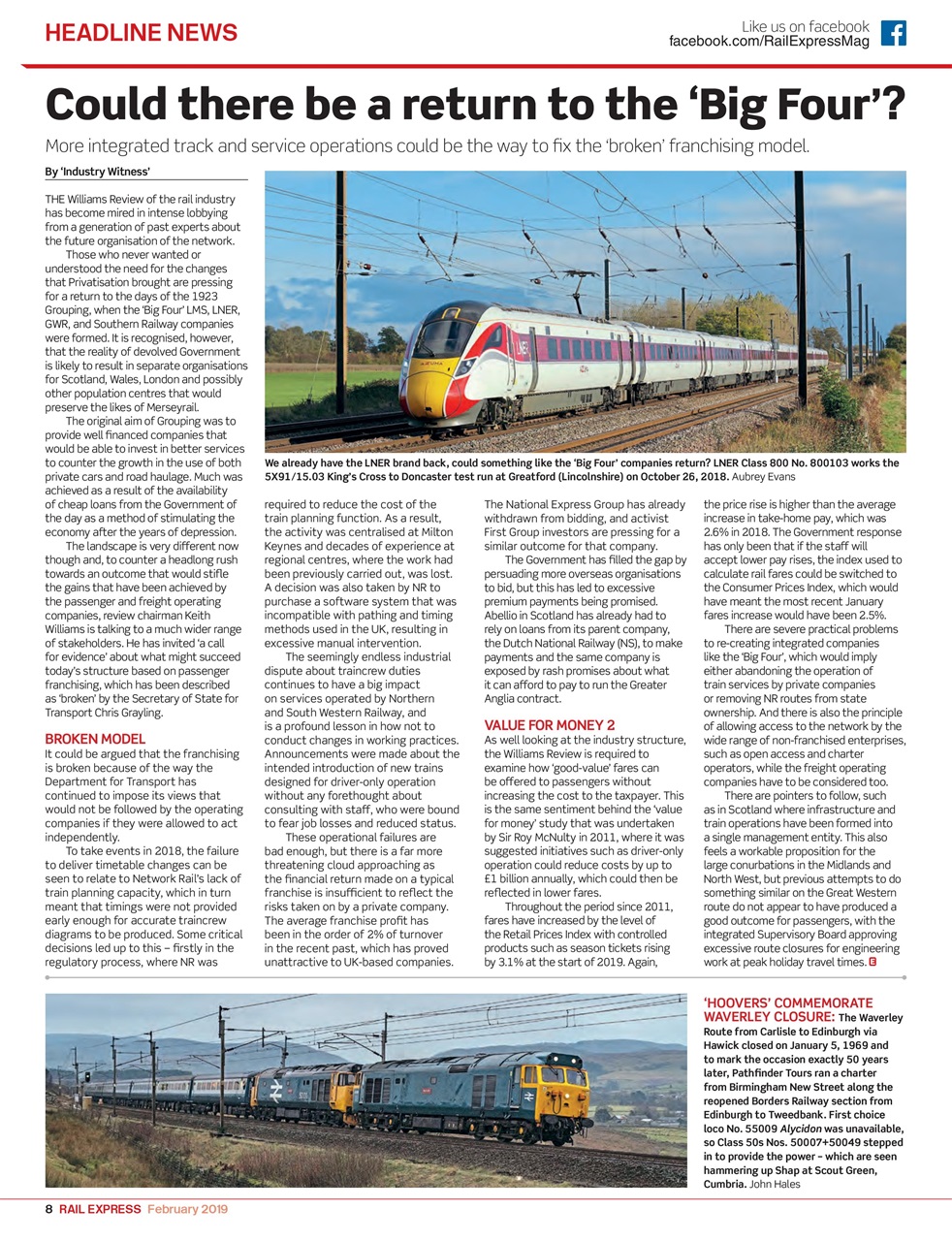Rail Express Preview Pages