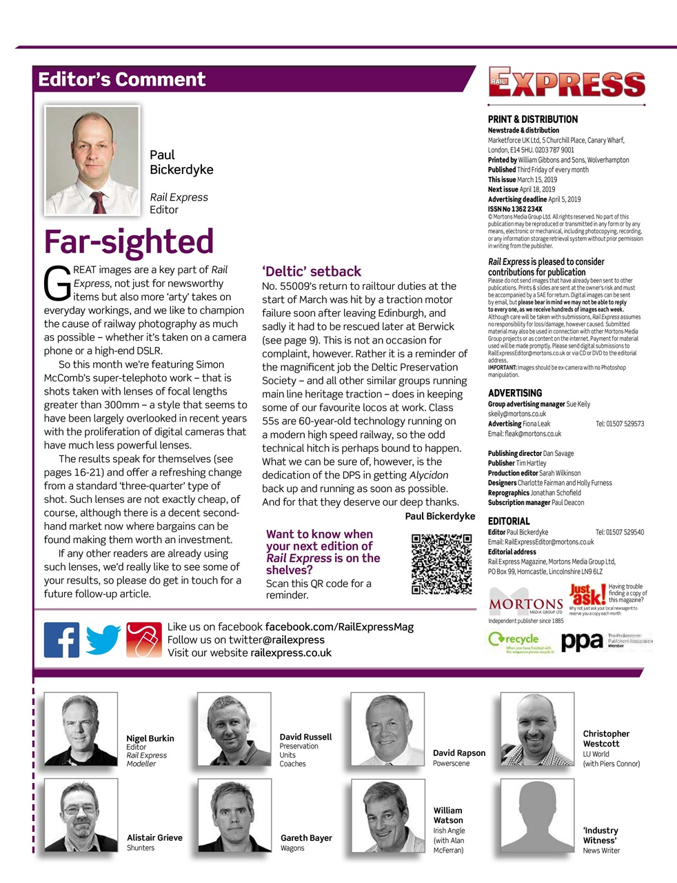 Rail Express Preview Pages