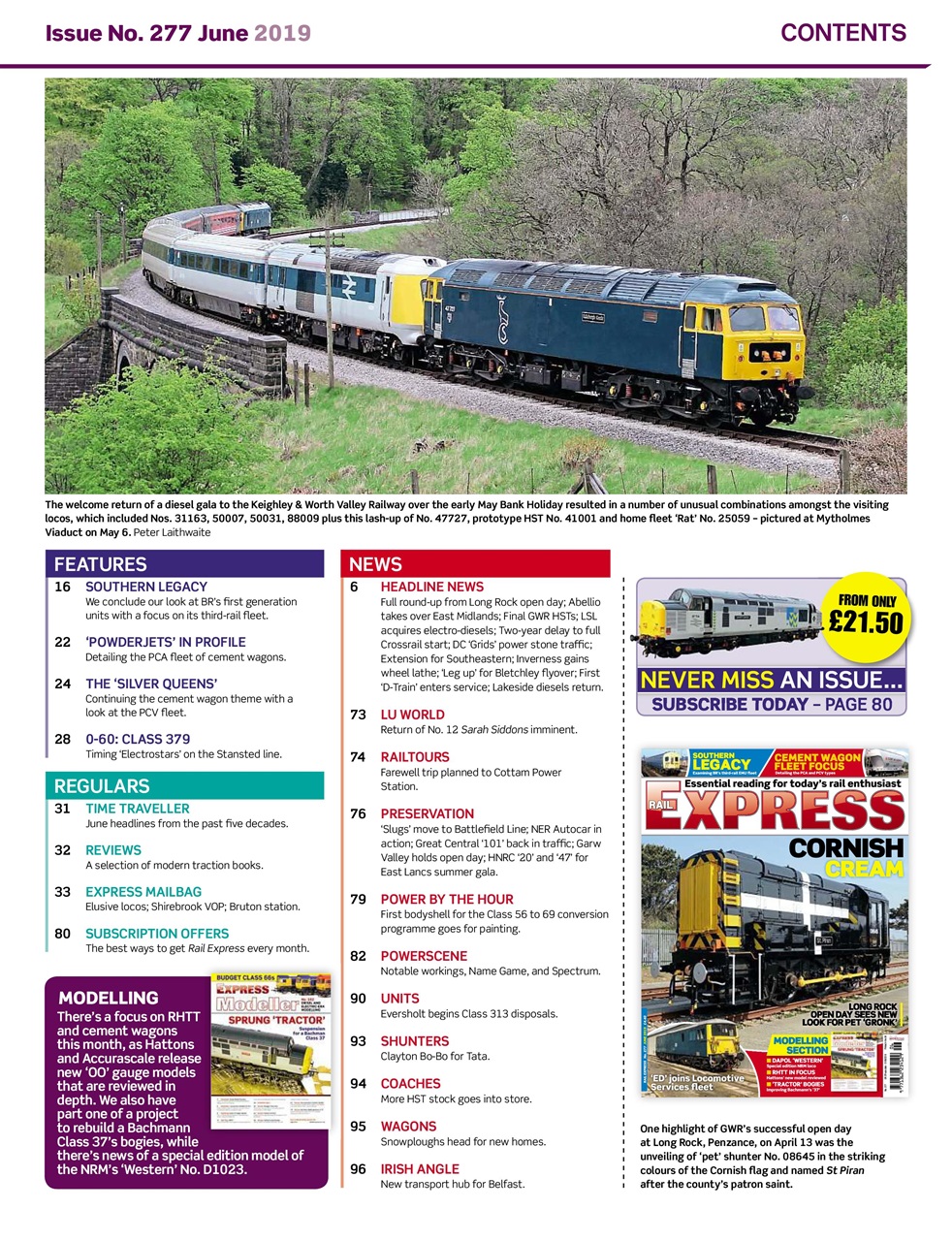 Rail Express Preview Pages