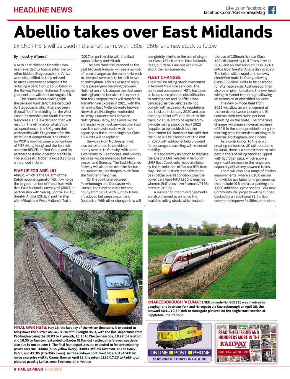 Rail Express Preview Pages