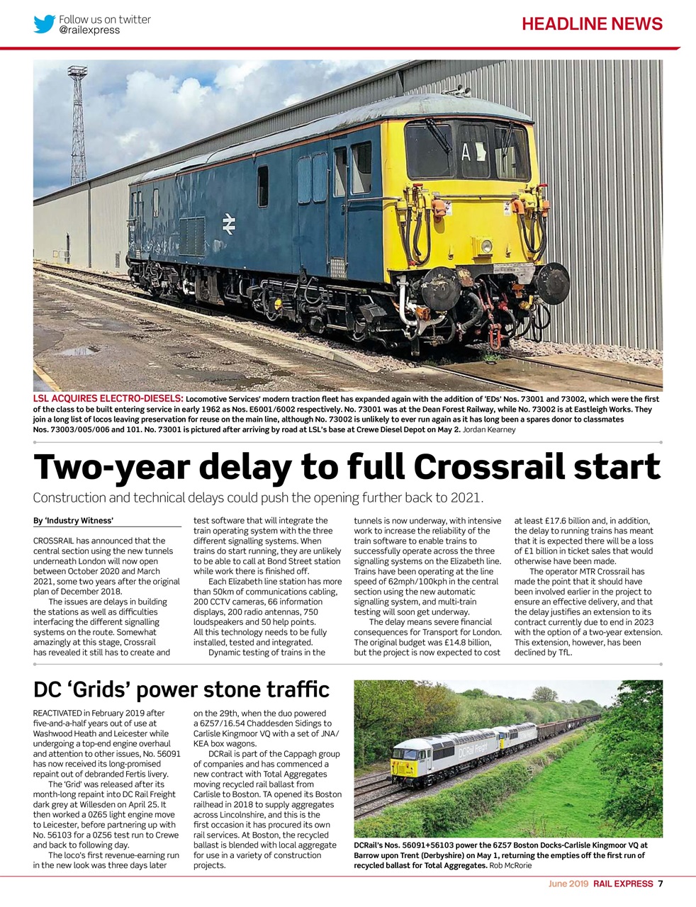 Rail Express Preview Pages