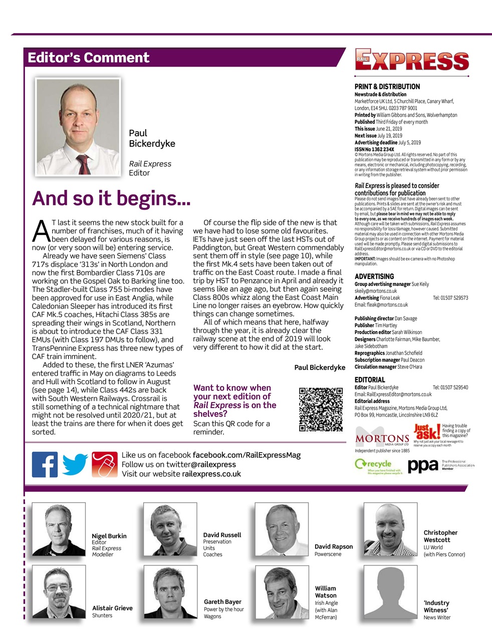 Rail Express Preview Pages