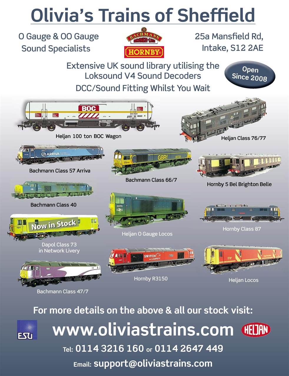 Rail Express Preview Pages