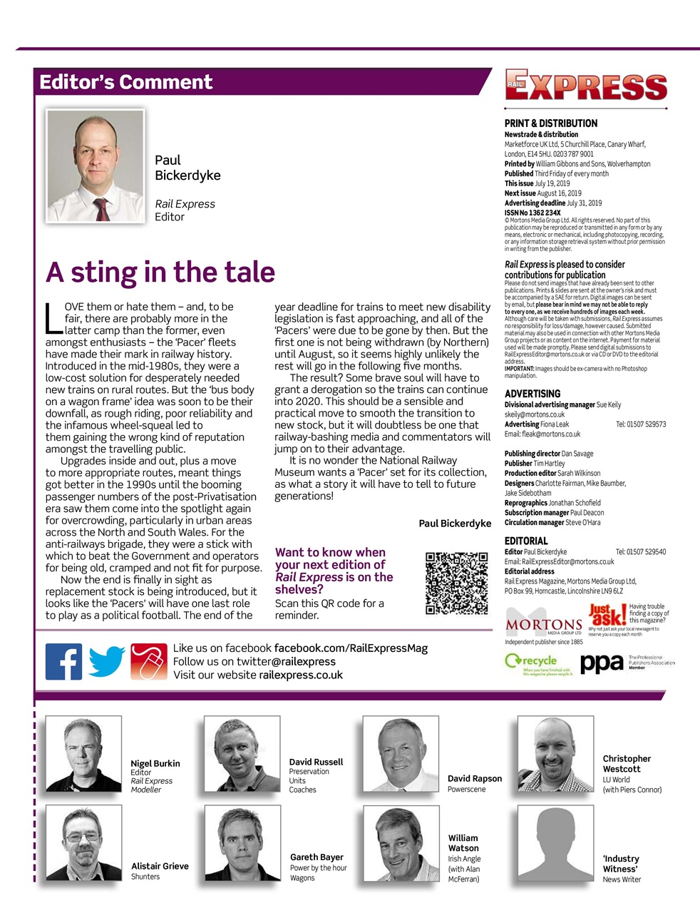 Rail Express Preview Pages