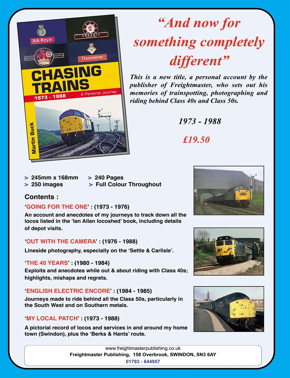 Rail Express Preview Pages
