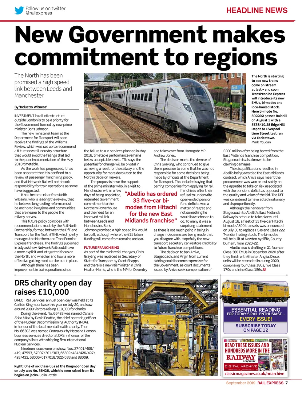Rail Express Preview Pages
