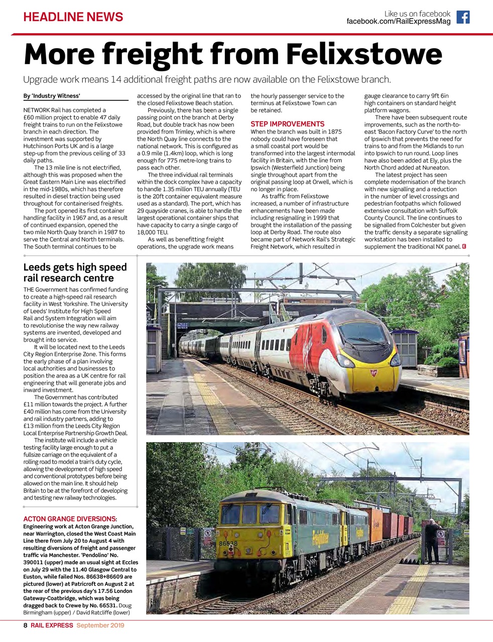 Rail Express Preview Pages