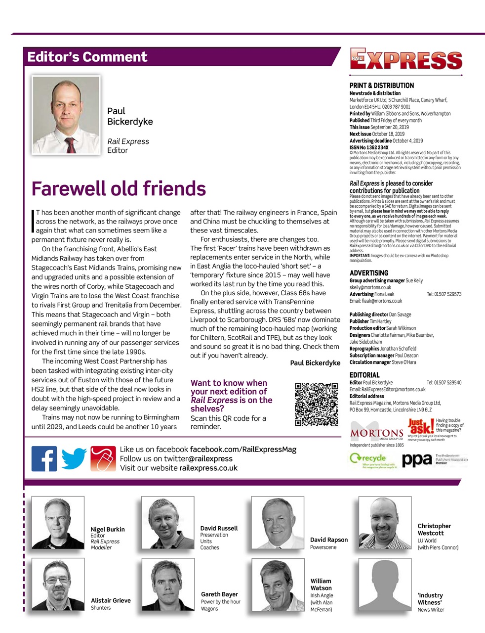 Rail Express Preview Pages