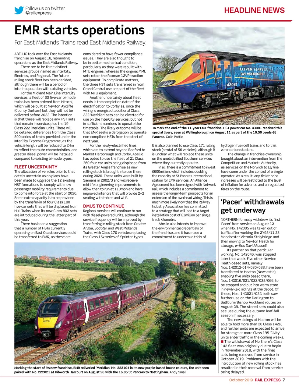 Rail Express Preview Pages