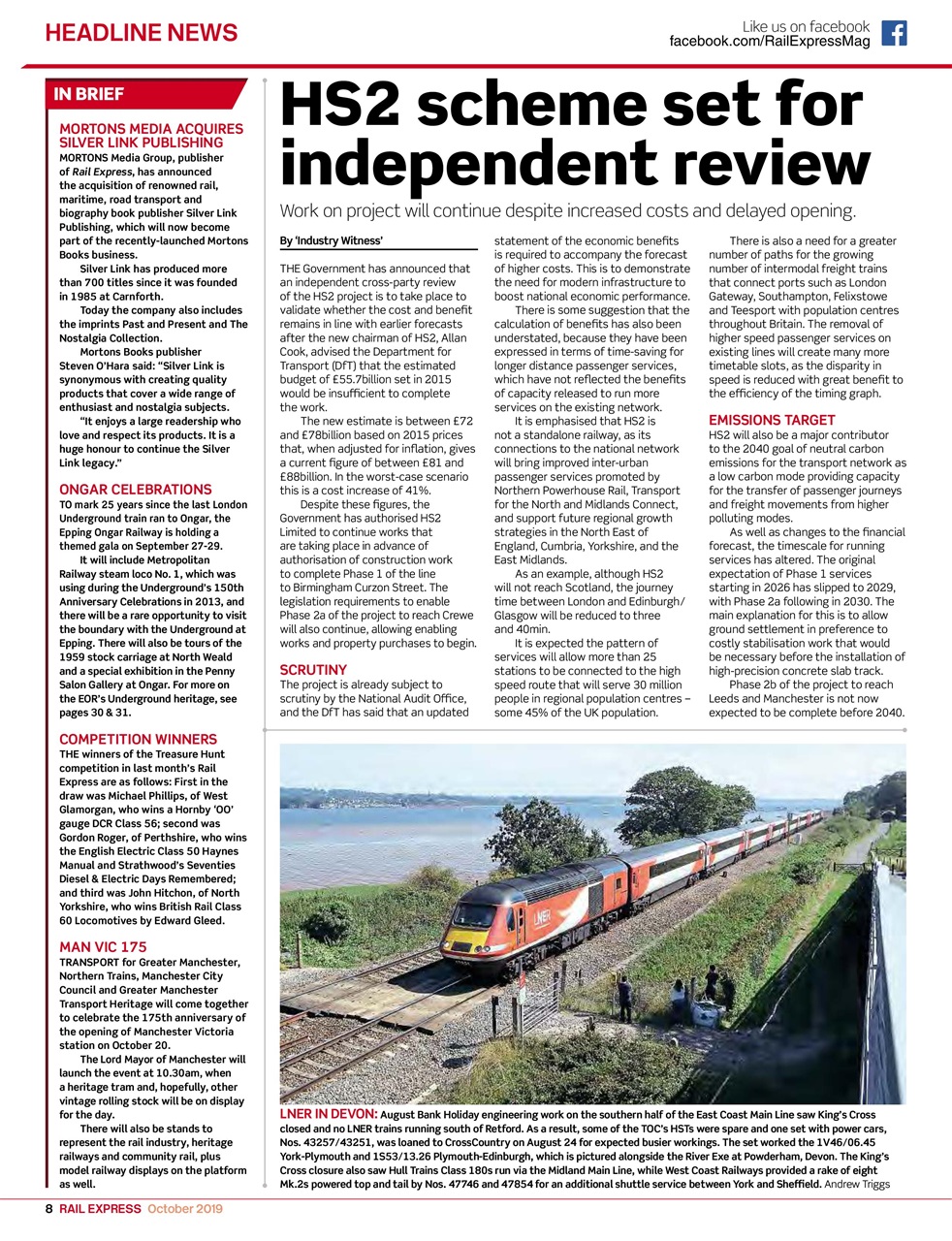 Rail Express Preview Pages