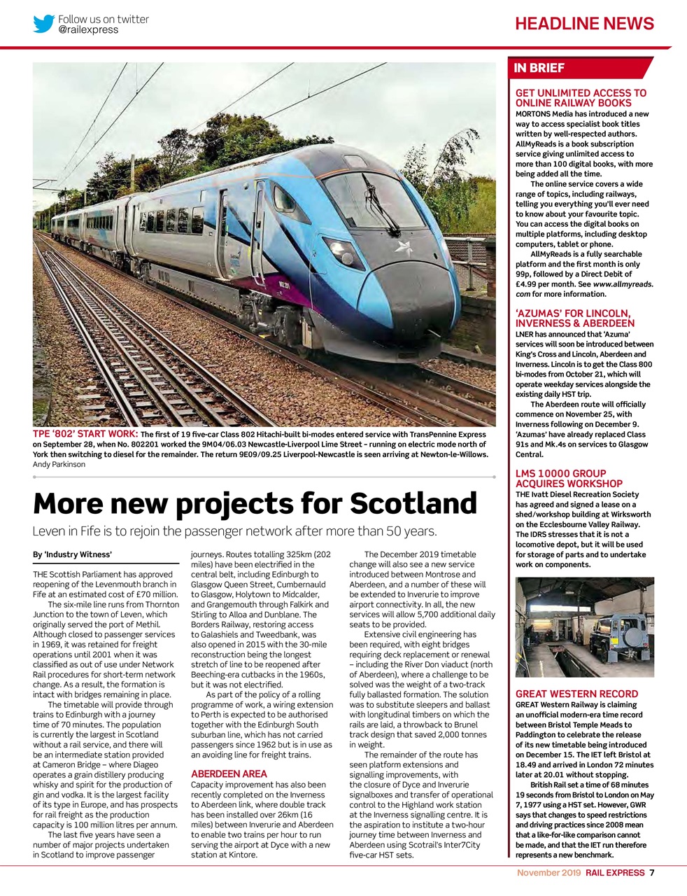 Rail Express Preview Pages