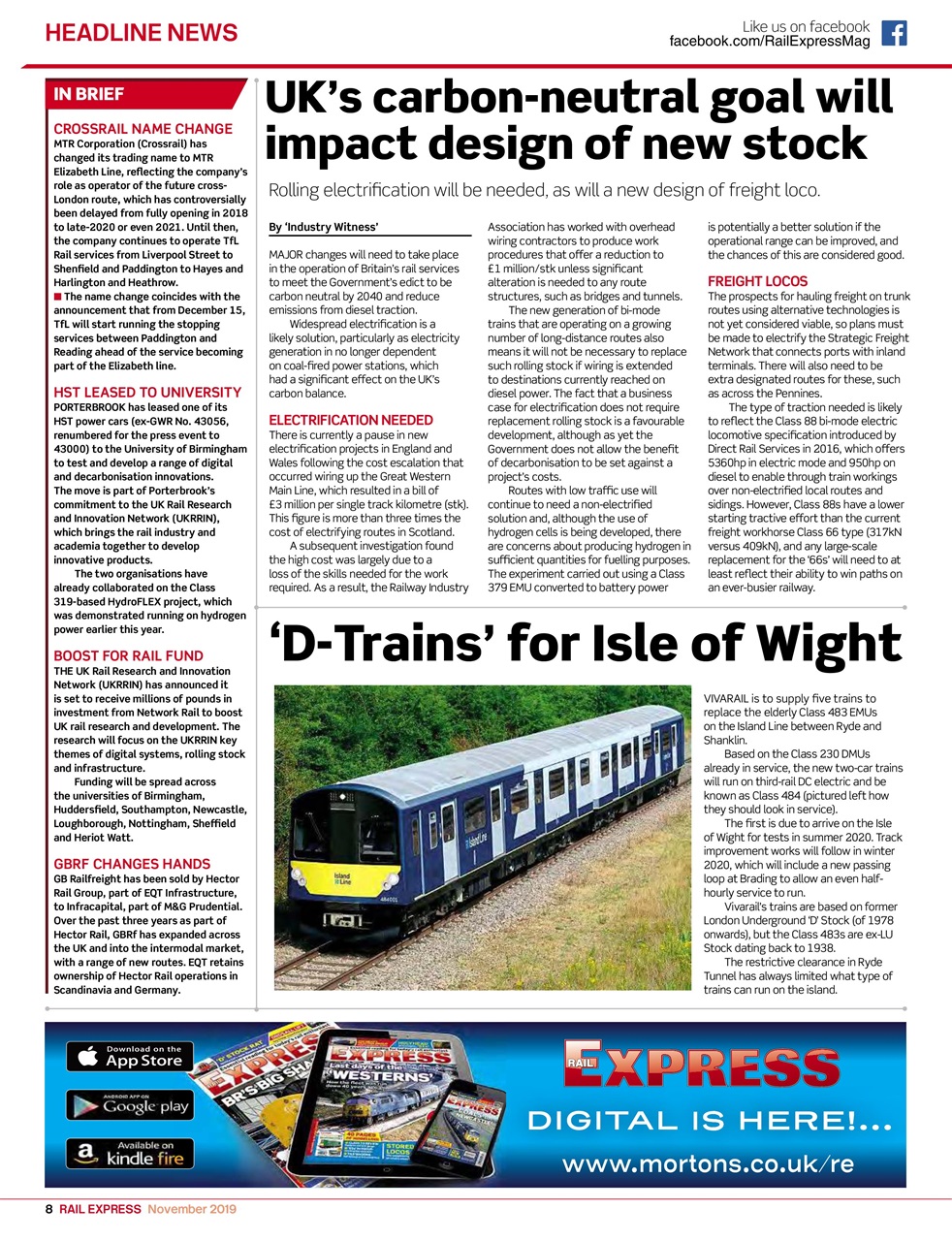 Rail Express Preview Pages