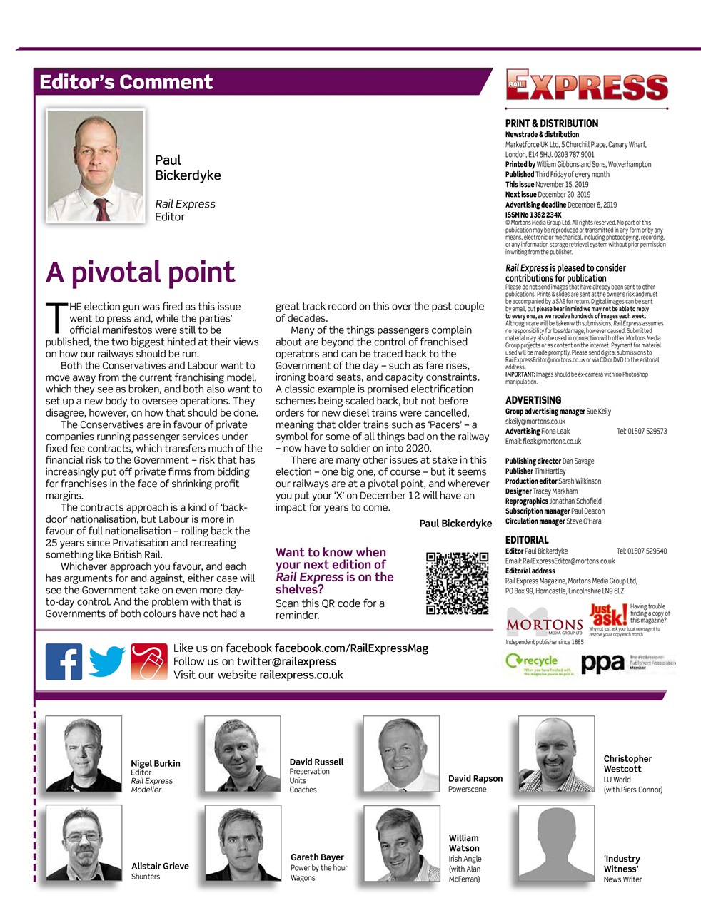 Rail Express Preview Pages