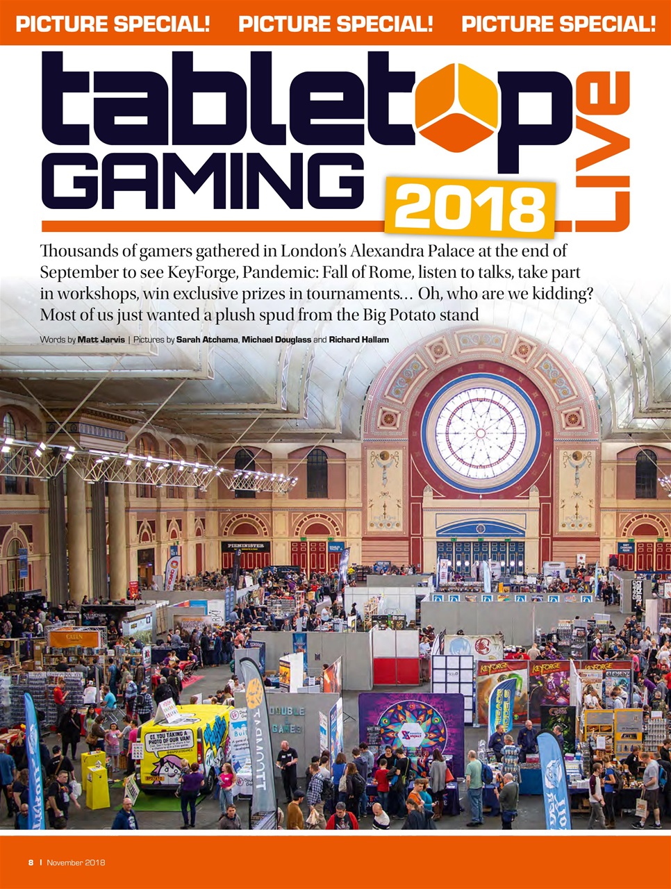 Tabletop Gaming Preview Pages
