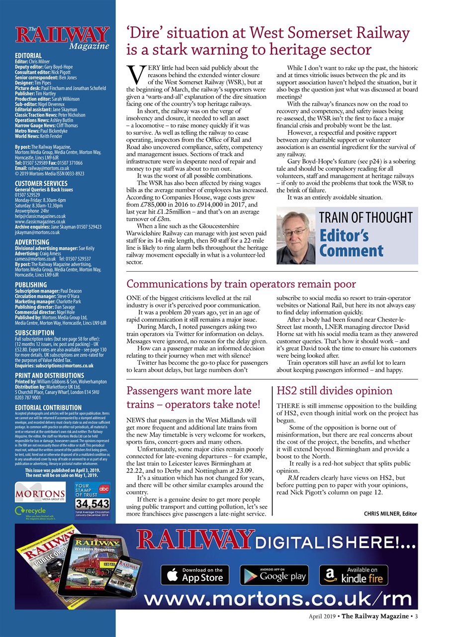 Railway Magazine Preview Pages