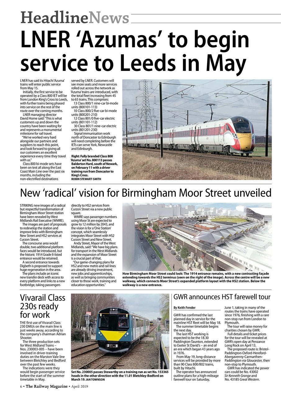 Railway Magazine Preview Pages