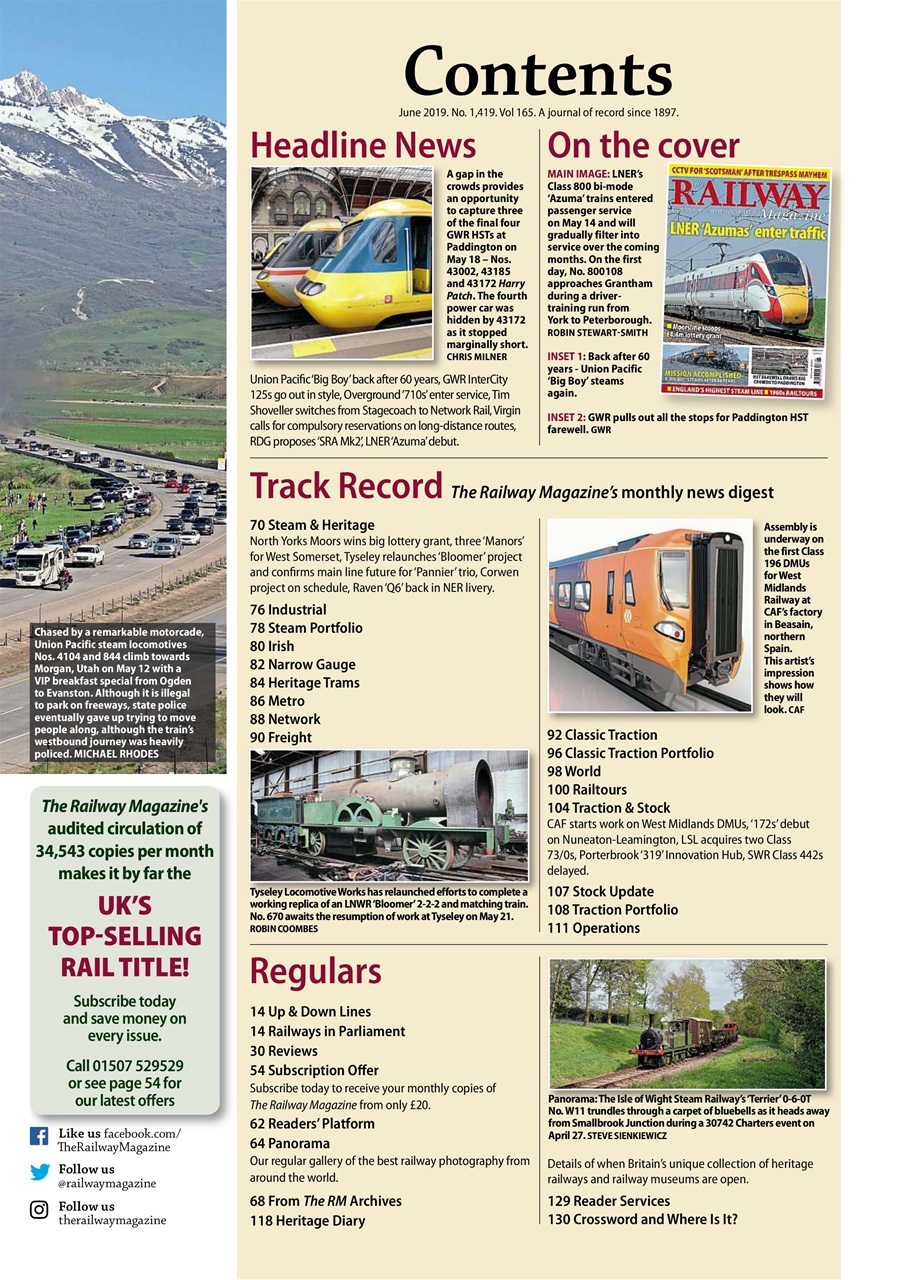 Railway Magazine Preview Pages