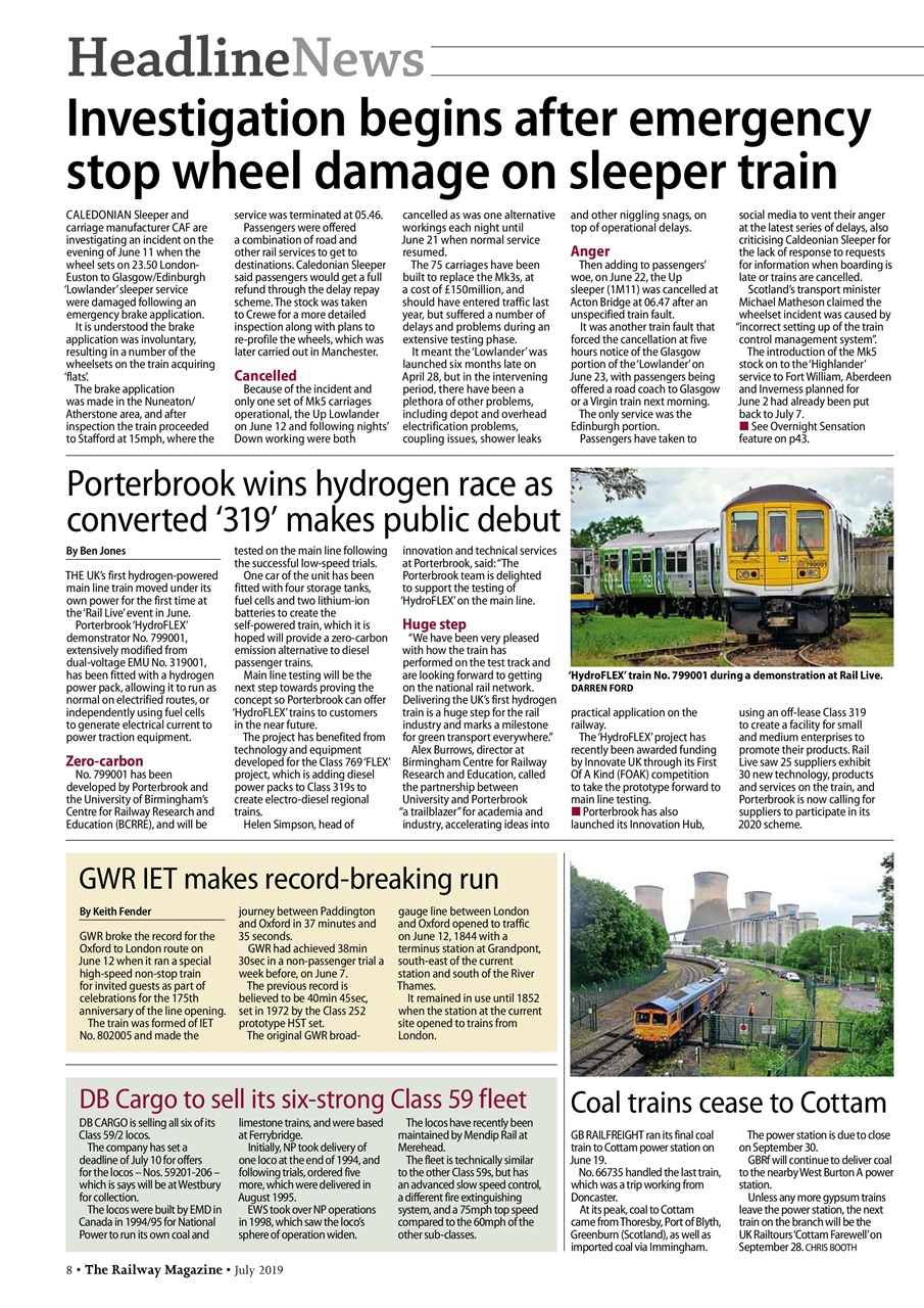 Railway Magazine Preview Pages