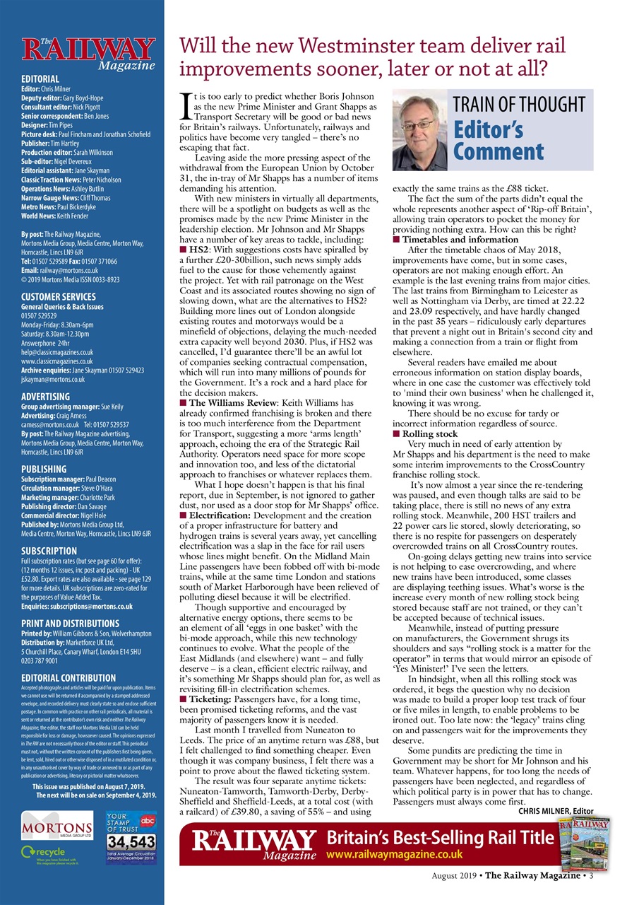 Railway Magazine Preview Pages