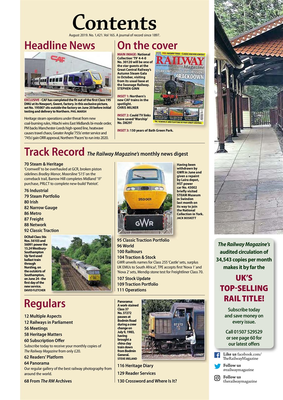 Railway Magazine Preview Pages