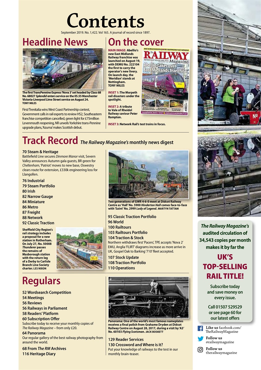 Railway Magazine Preview Pages
