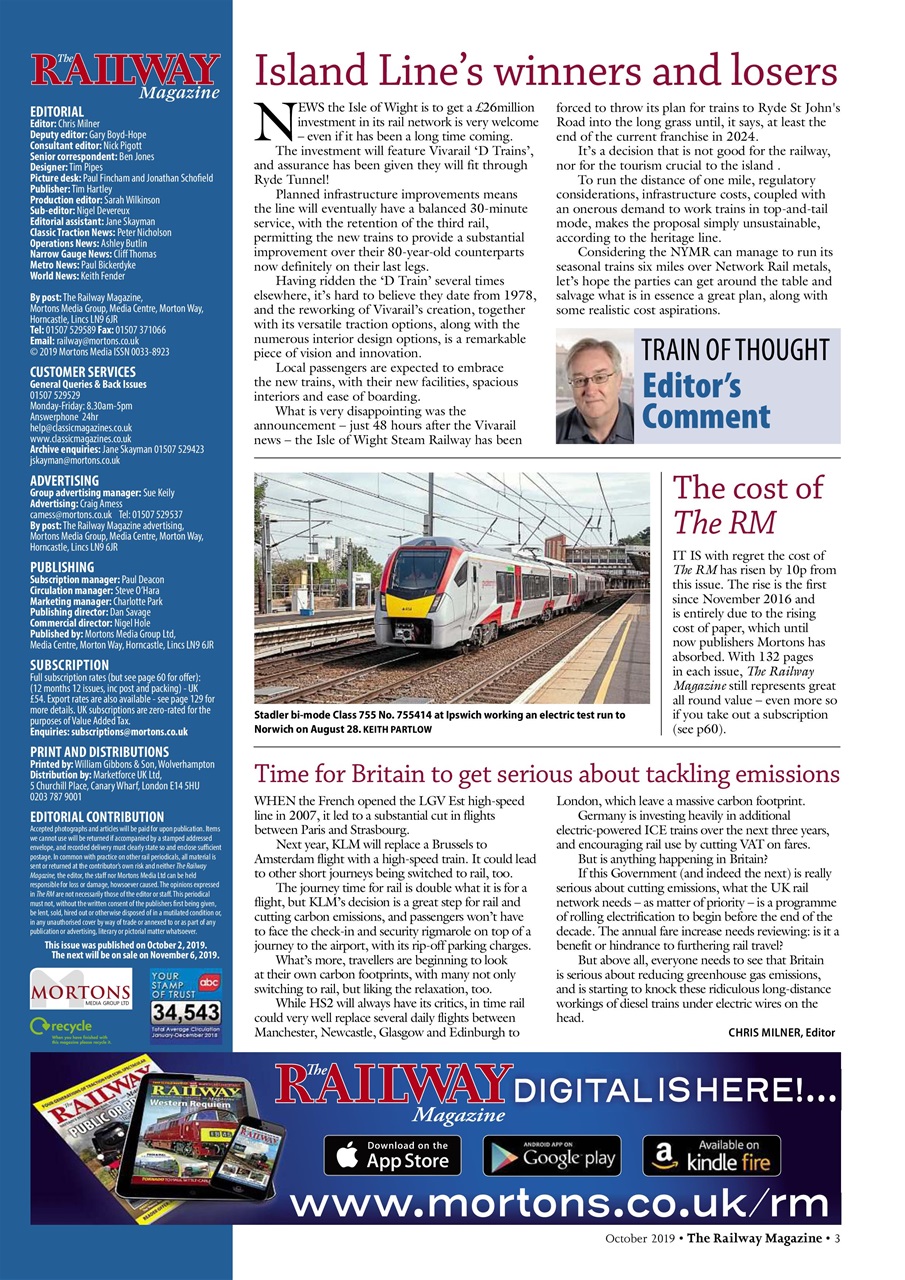 Railway Magazine Preview Pages