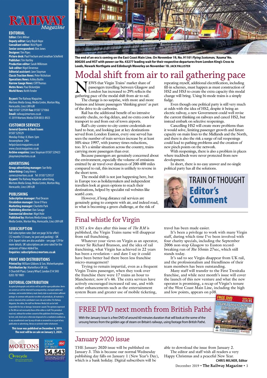 Railway Magazine Preview Pages