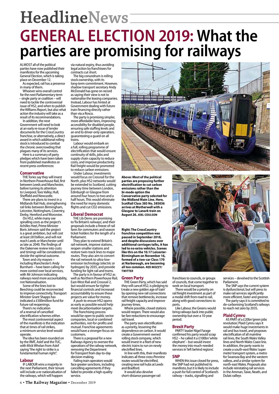 Railway Magazine Preview Pages