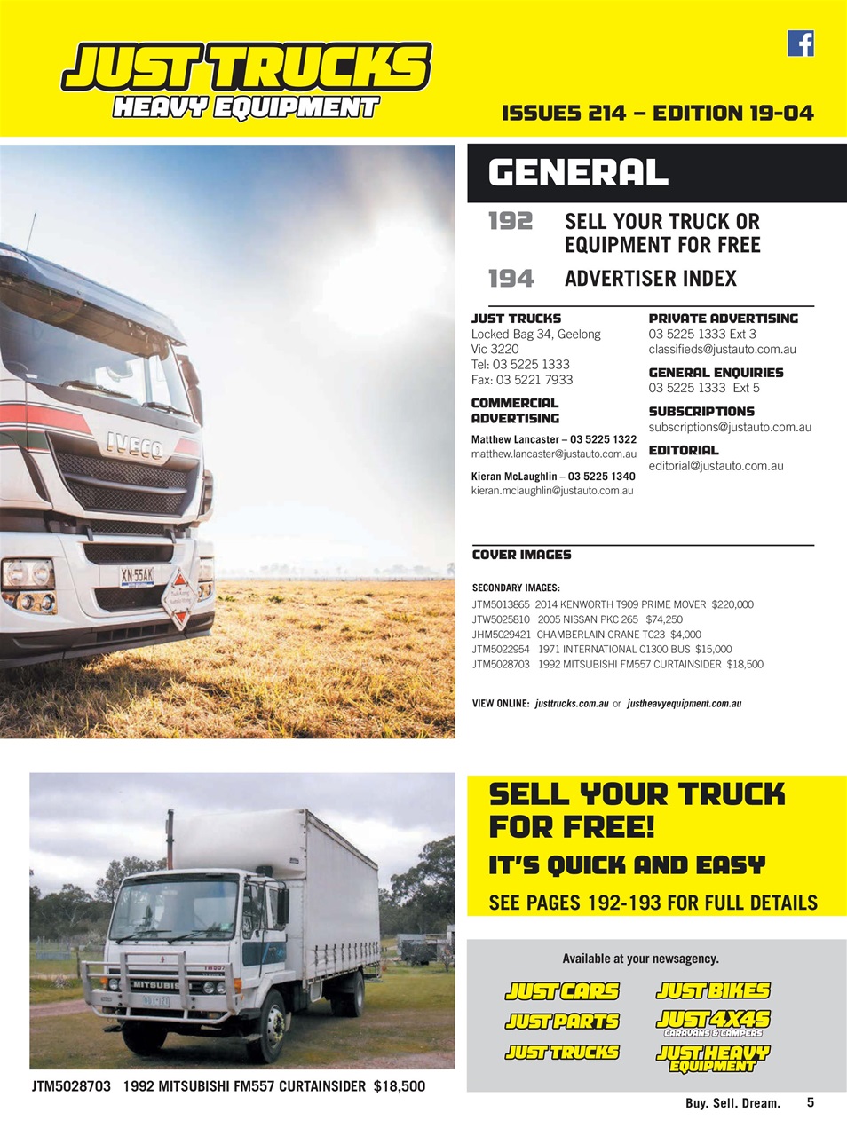 JUST TRUCKS Preview Pages