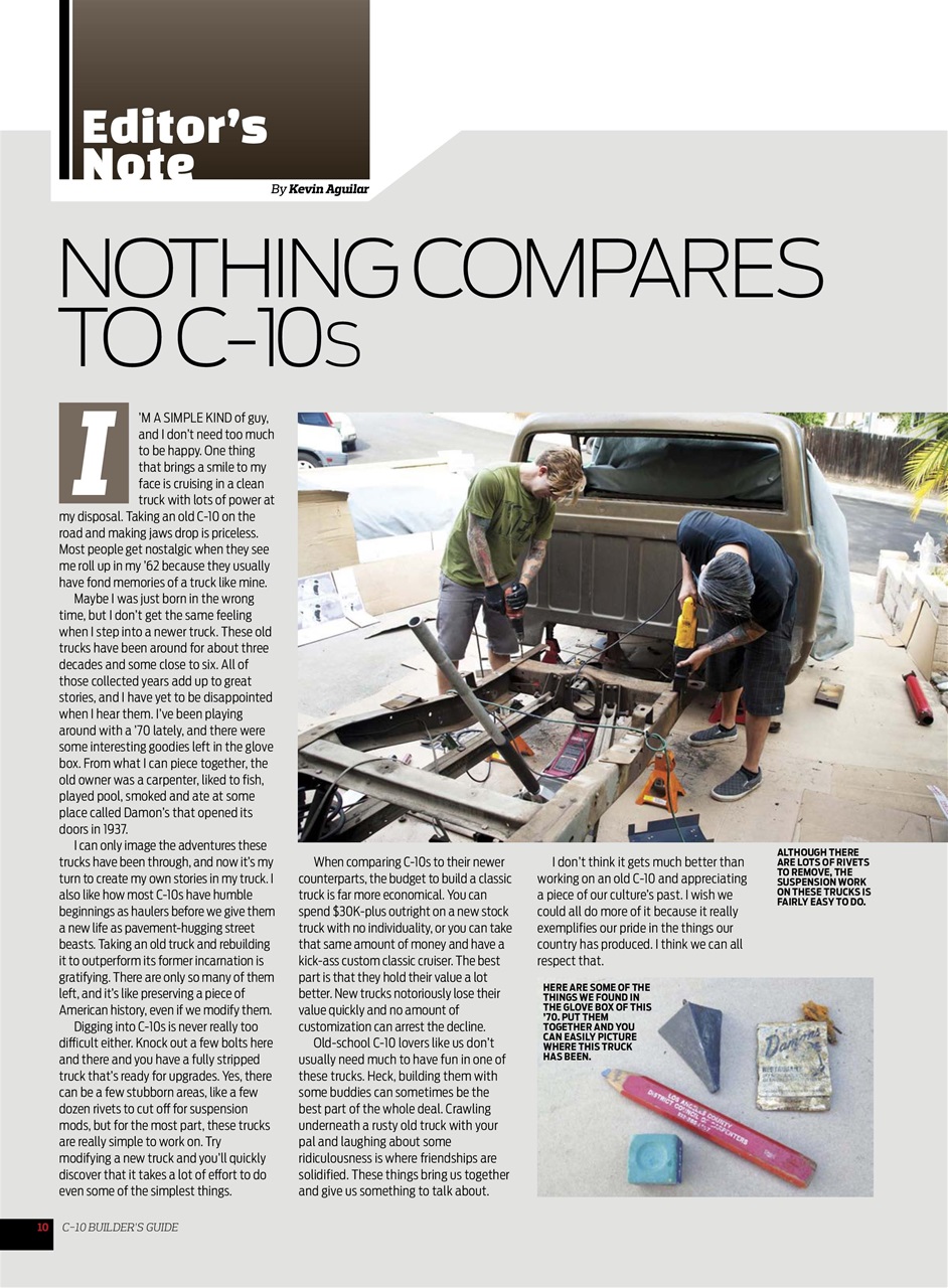 C10 Builder's Guide Preview Pages