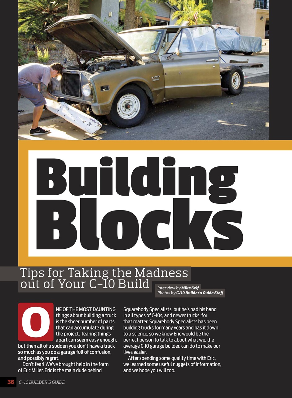 C10 Builder's Guide Preview Pages
