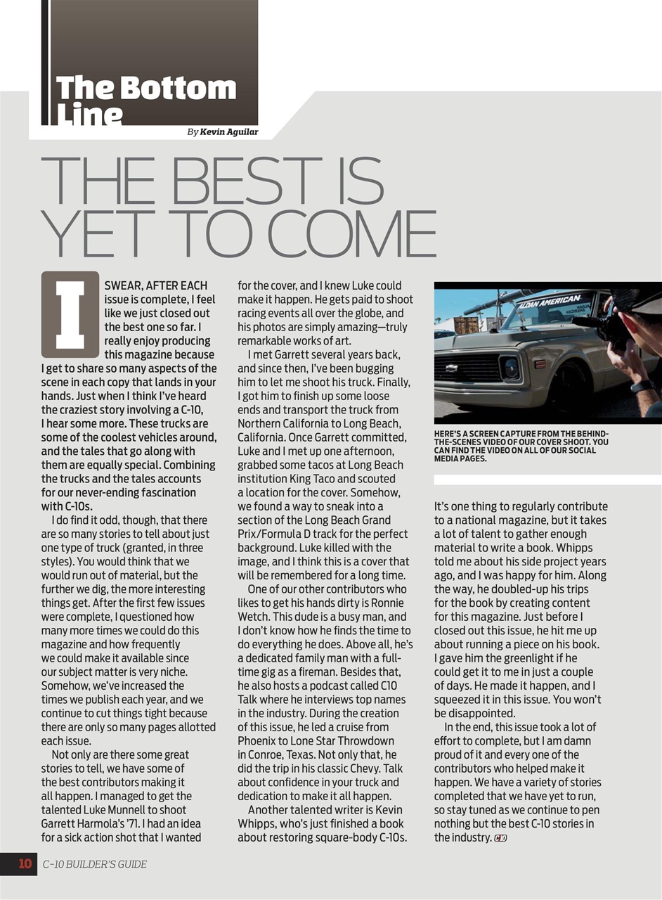 C10 Builder's Guide Preview Pages