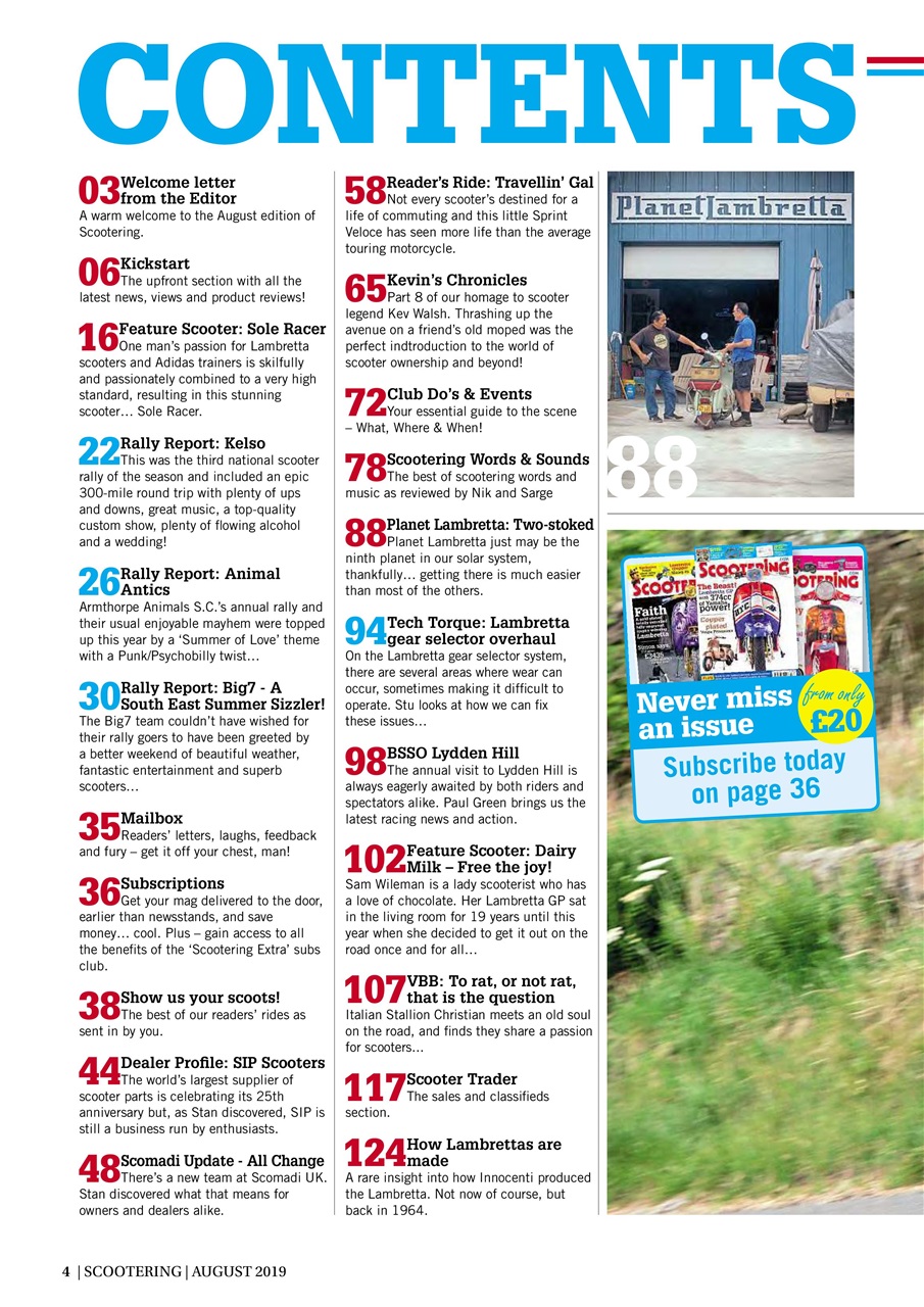 Scootering Preview Pages