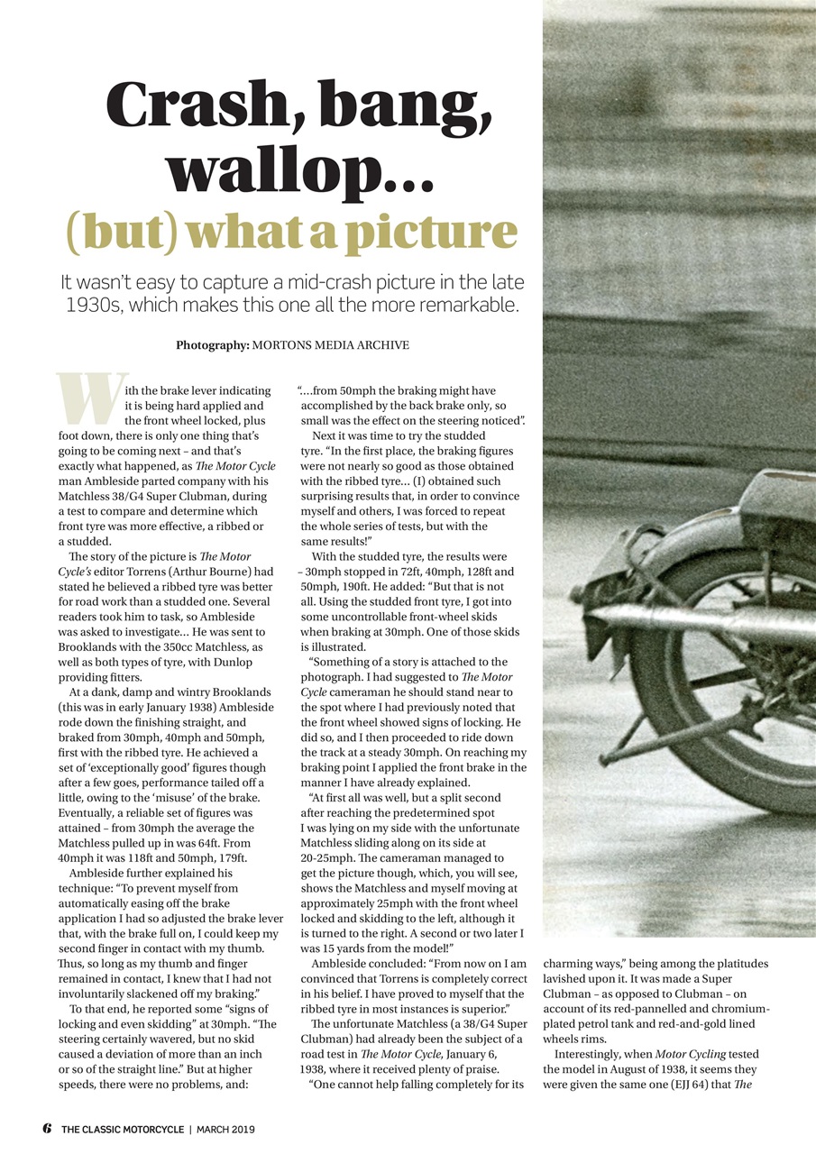 The Classic MotorCycle Preview Pages