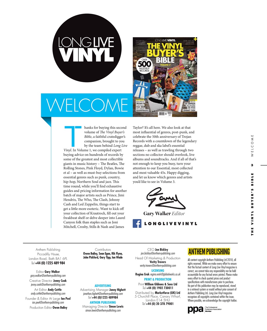 Long Live Vinyl Preview Pages