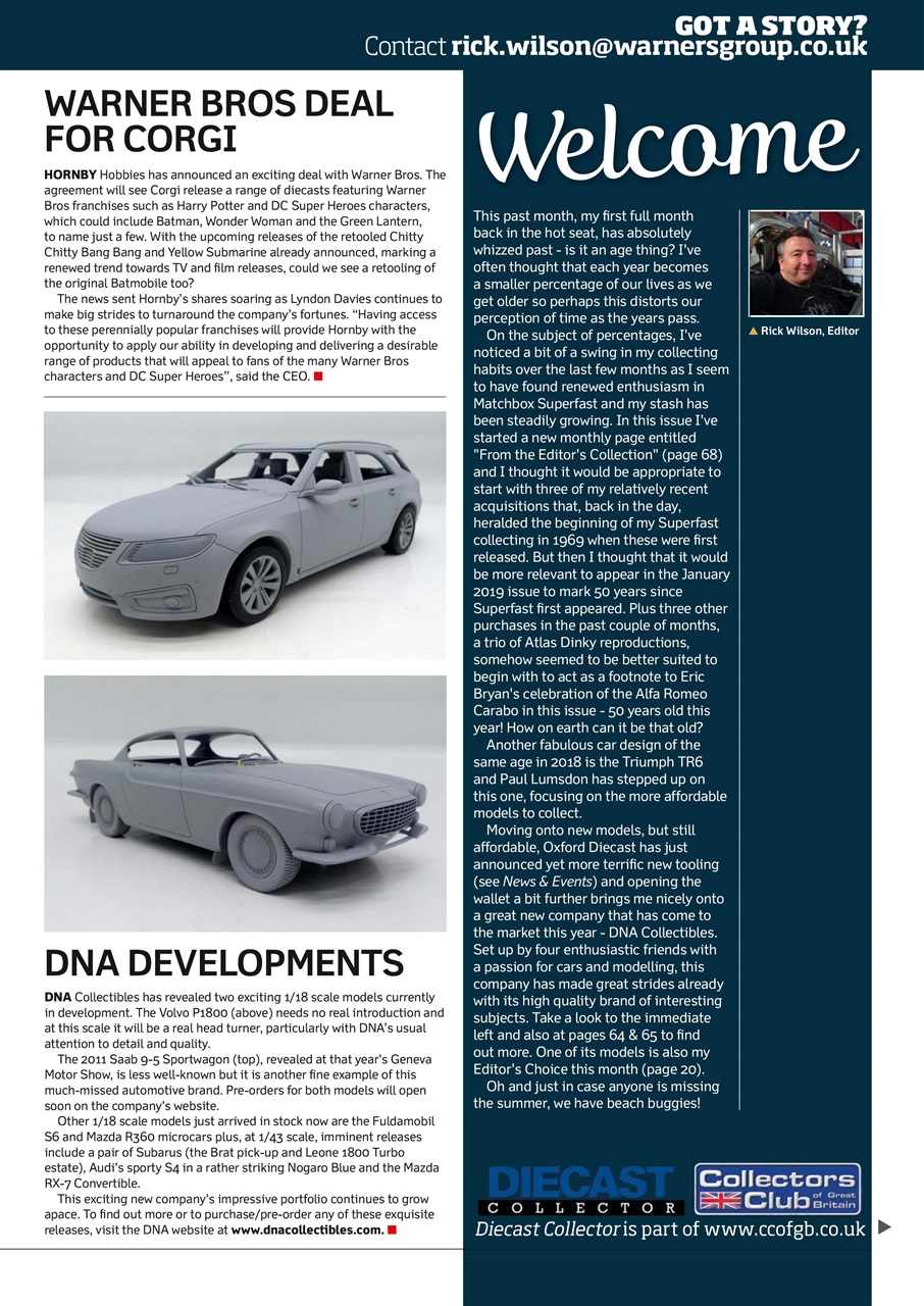 Diecast Collector Preview Pages