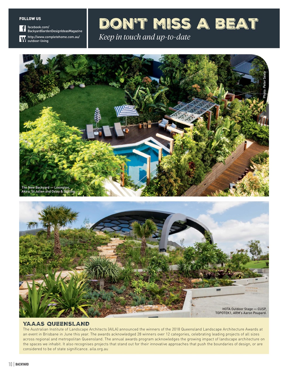 Backyard & Outdoor Living Preview Pages