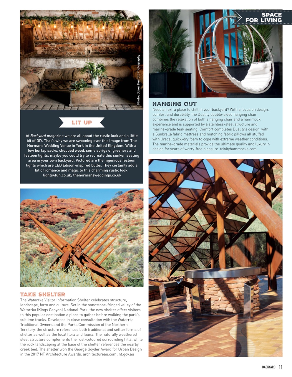 Backyard & Outdoor Living Preview Pages