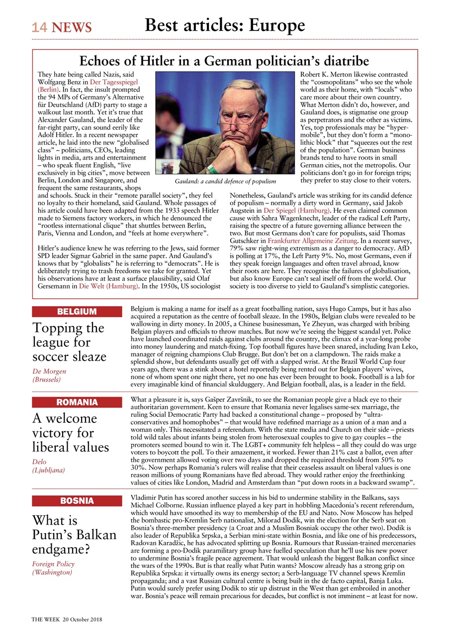 The Week Preview Pages