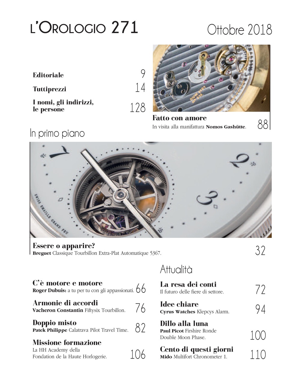 L'Orologio Preview Pages