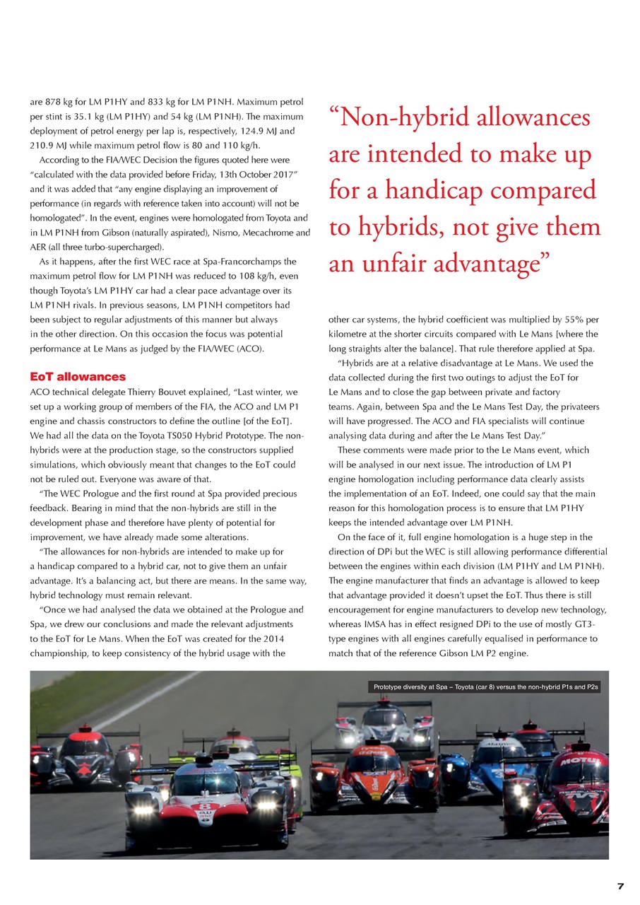 Race Engine Technology Preview Pages