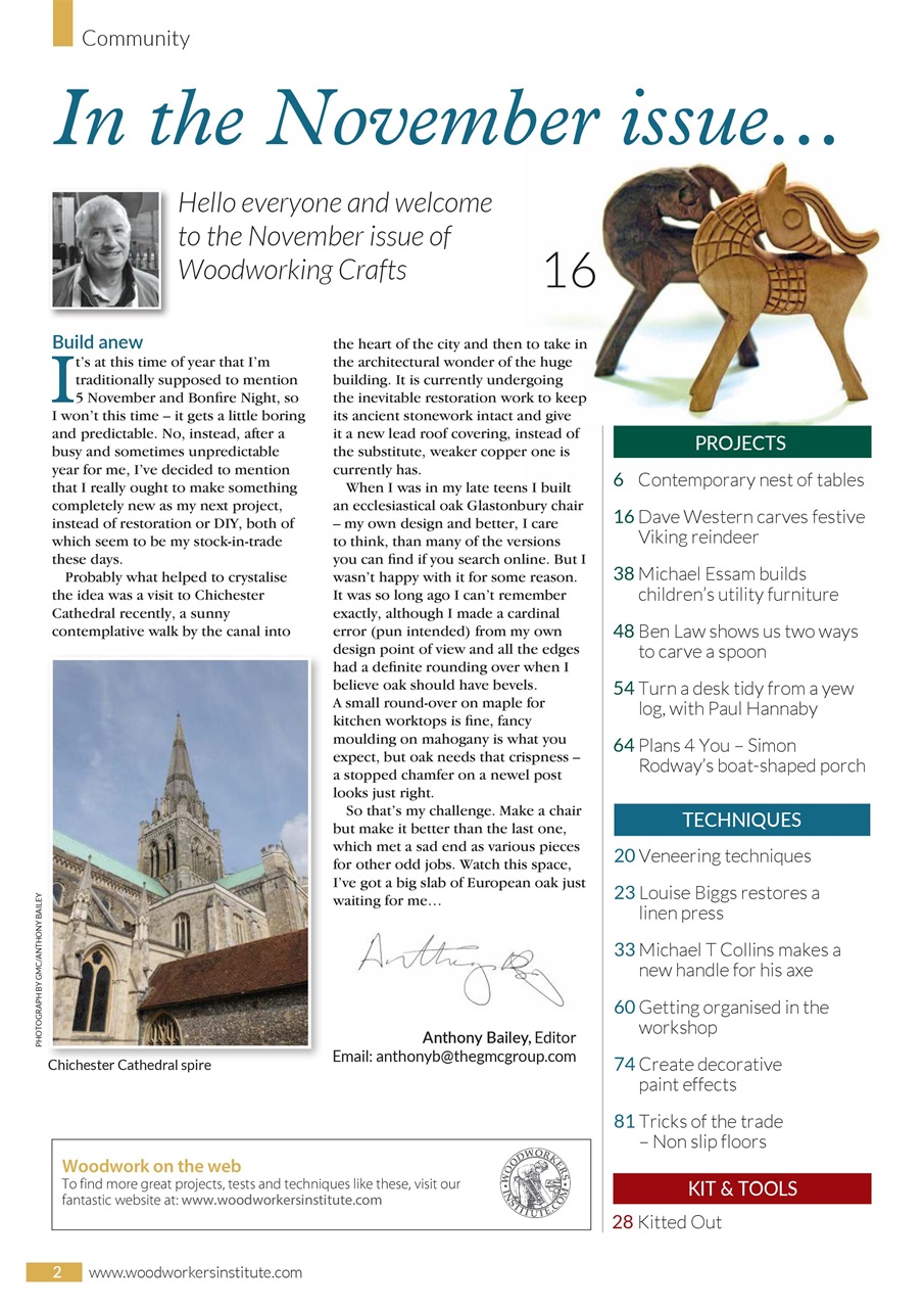 Woodworking Crafts Magazine Preview Pages