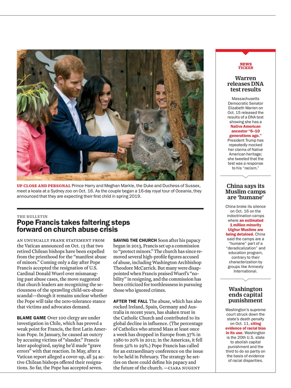 TIME Magazine Europe Preview Pages