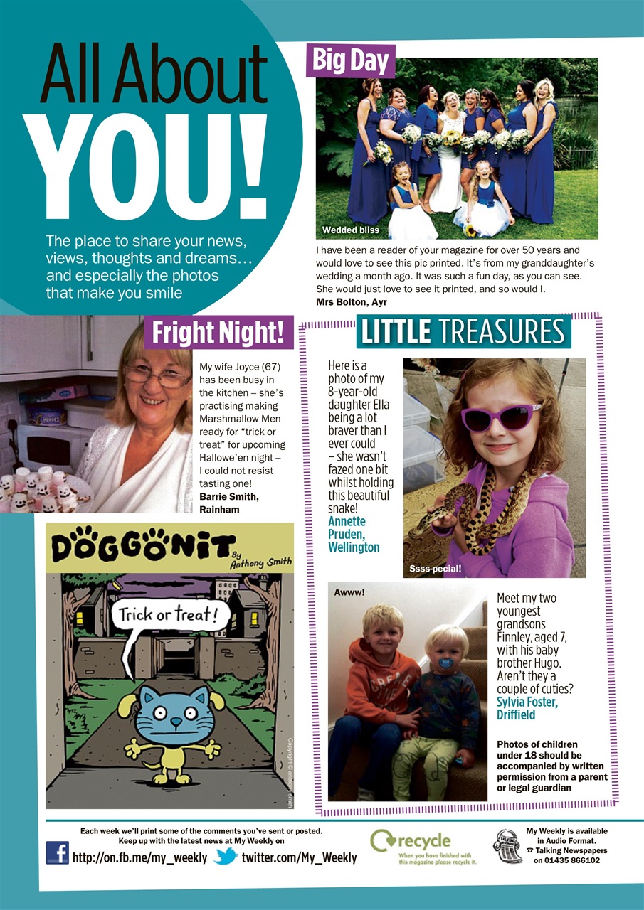 My Weekly Preview Pages