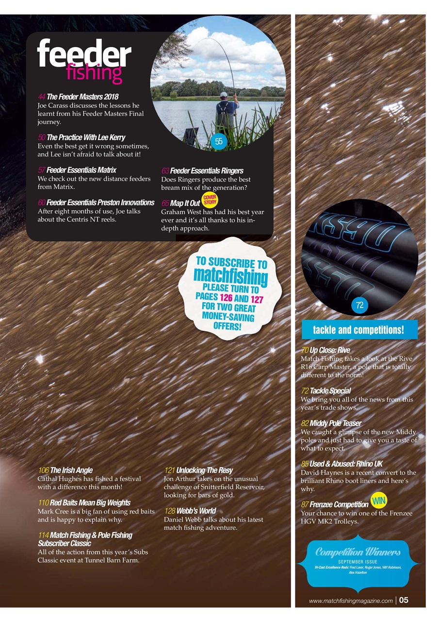 Match Fishing Preview Pages