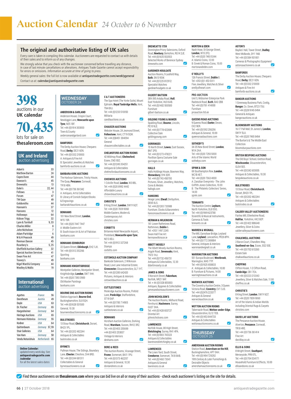 Antiques Trade Gazette Preview Pages
