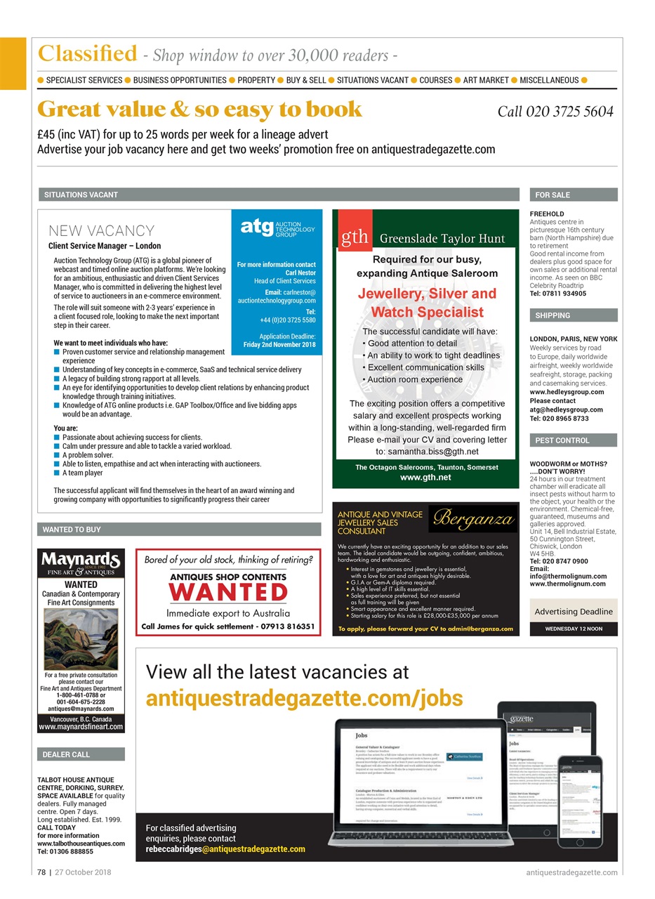 Antiques Trade Gazette Preview Pages