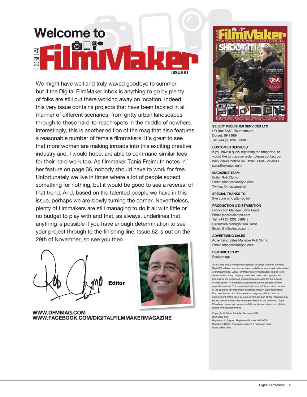 Digital FilmMaker Preview Pages